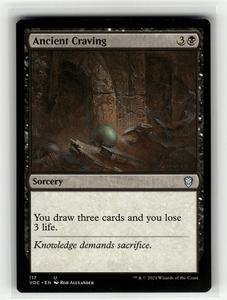 ANCIENT CRAVING Crimson Vow Commander #117 VOC(NM+)(MTG)