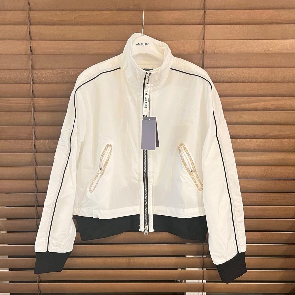 G/Fore Golf Women's Long Sleeve Sweater Jacket White Size S M L  Japan DHL FedEx