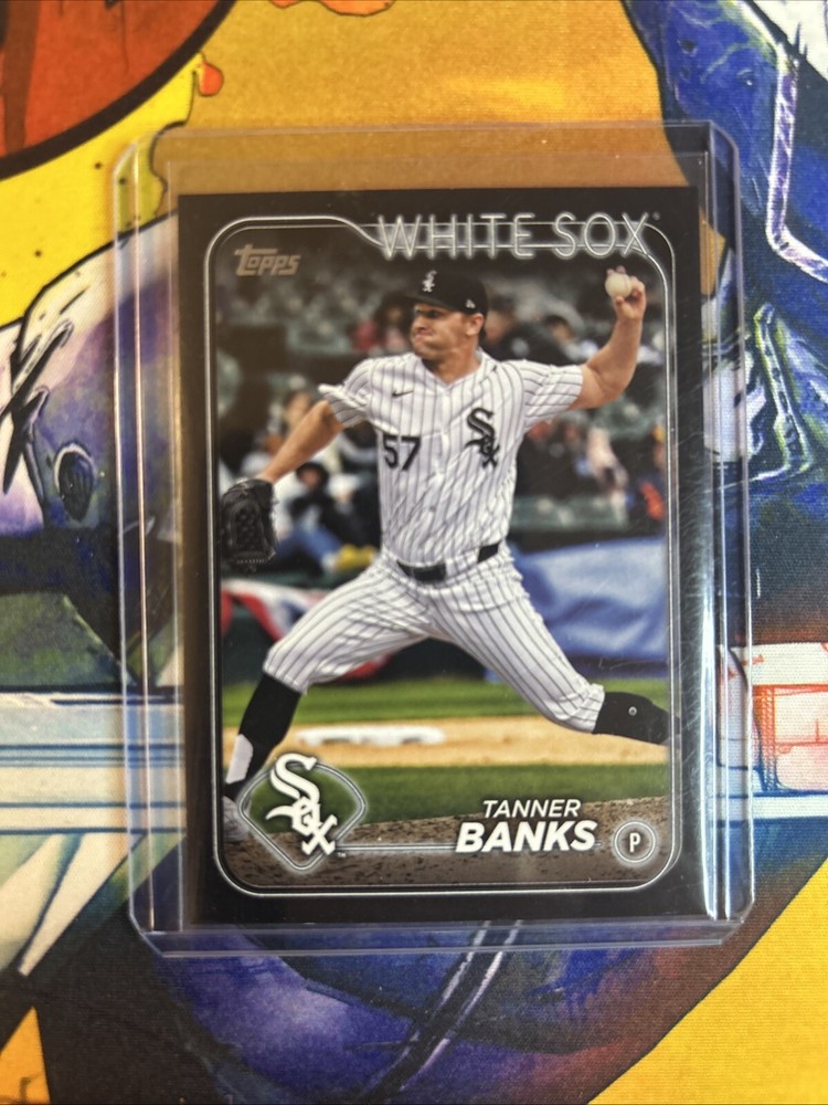 2024 Topps Update Series - #US129 Tanner Banks Black SP /74