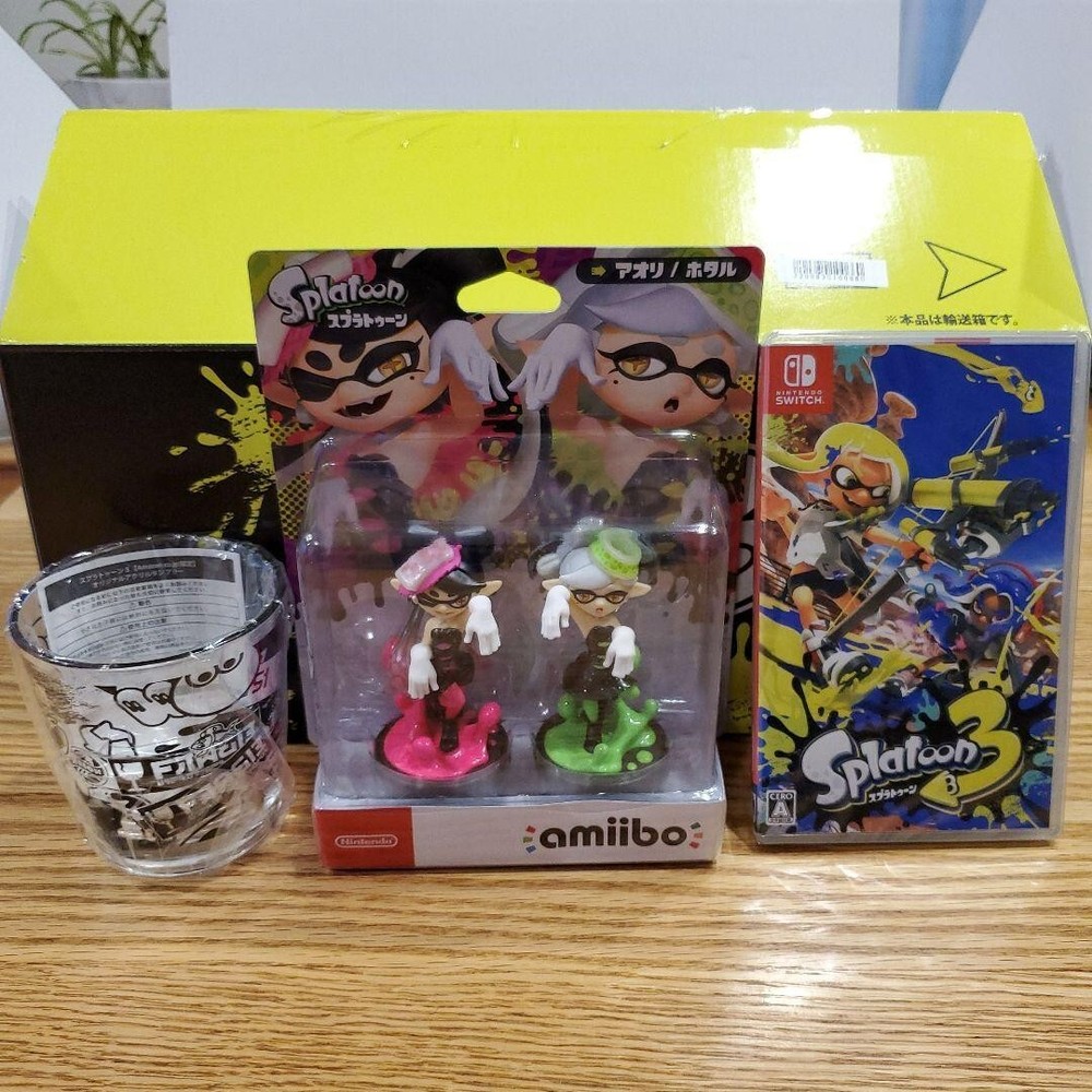 Splatoon 3 Soft Amiibo Acrylic Tumbler Set Japan