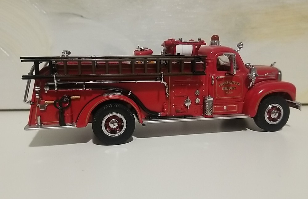 Matchbox 1956 Mack B-95 Pumper Fire Truck Engine Evans City, PA F.D. YYM35810