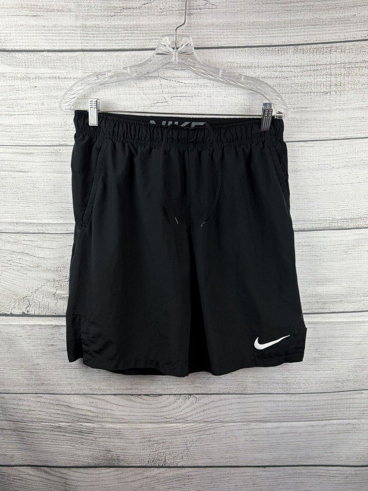 Nike Dri-FIT Men's Athletic Shorts Medium Black Polyester 9