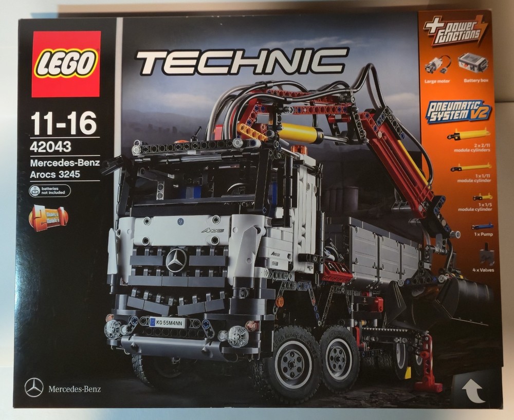 LEGO Technic Mercedes-Benz Arocs 3245, Set 42043, New Sealed Bags