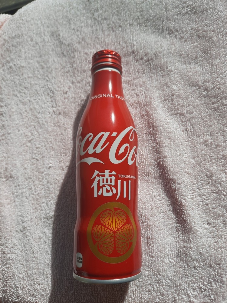 Coca-Cola Tokugawa Special Edition Japan in Aluminum Bottle or Can  