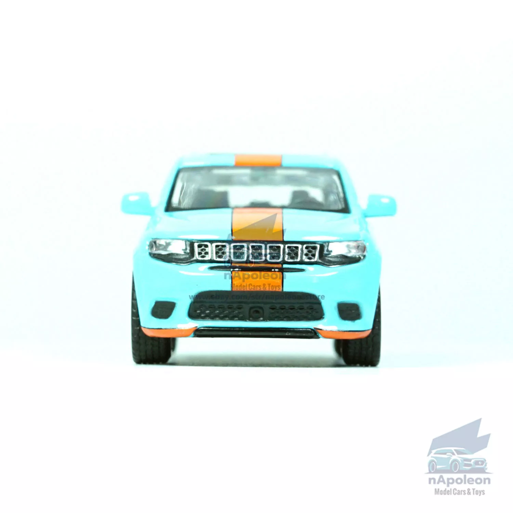 1/64 Jeep Grand Cherokee Trackhawk 2019 Model Car Diecast Toy Vehicle Gift Gulf