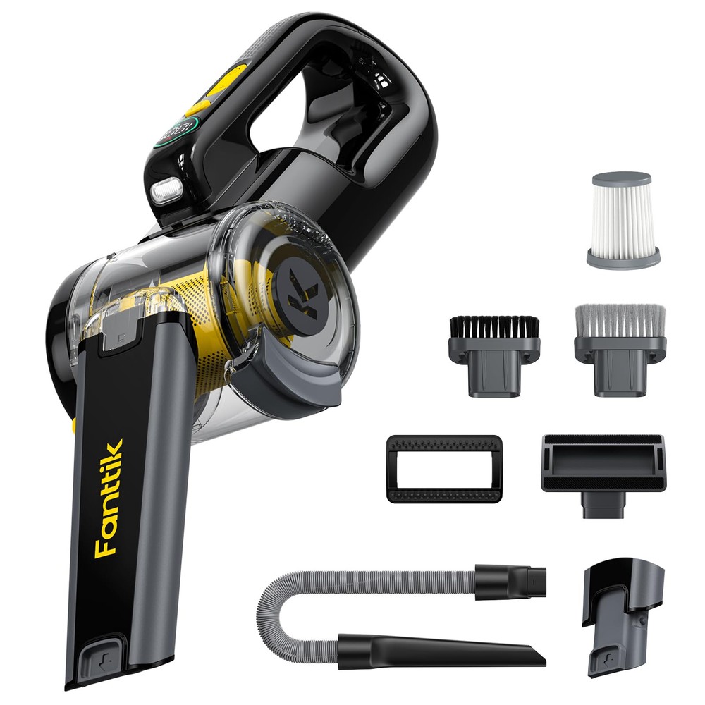 Fold V10 Apex Pivot Cordless Car Vacuum, 17000Pa Handheld Vacuum Suction Powe...