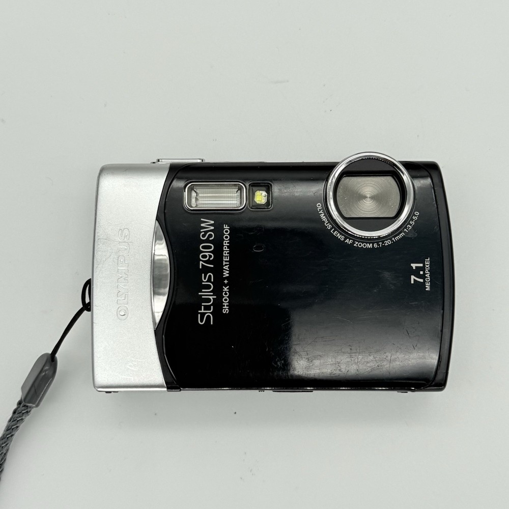 Olympus Underwater Digital Camera Mju 790 SW 7.1MP Black Tested