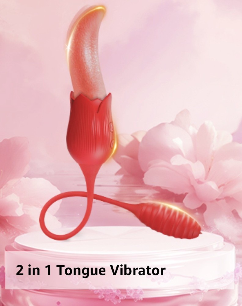 Tongue Vibrator Dildo Bullet Sex Toys for Women G Spot Vibrators Clitoral Nipple