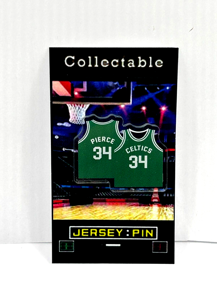 Boston Celtics Paul Pierce jersey lapel pin classic collectible free shipping