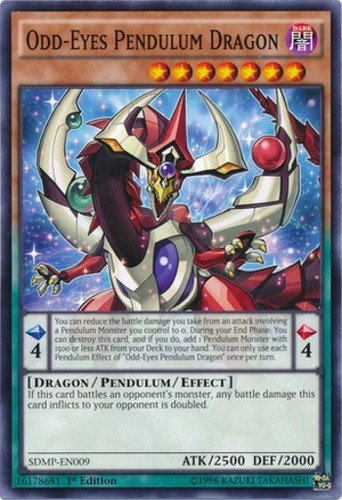 Odd-Eyes Pendulum Dragon 1st Edition Common NM SDMP-EN009