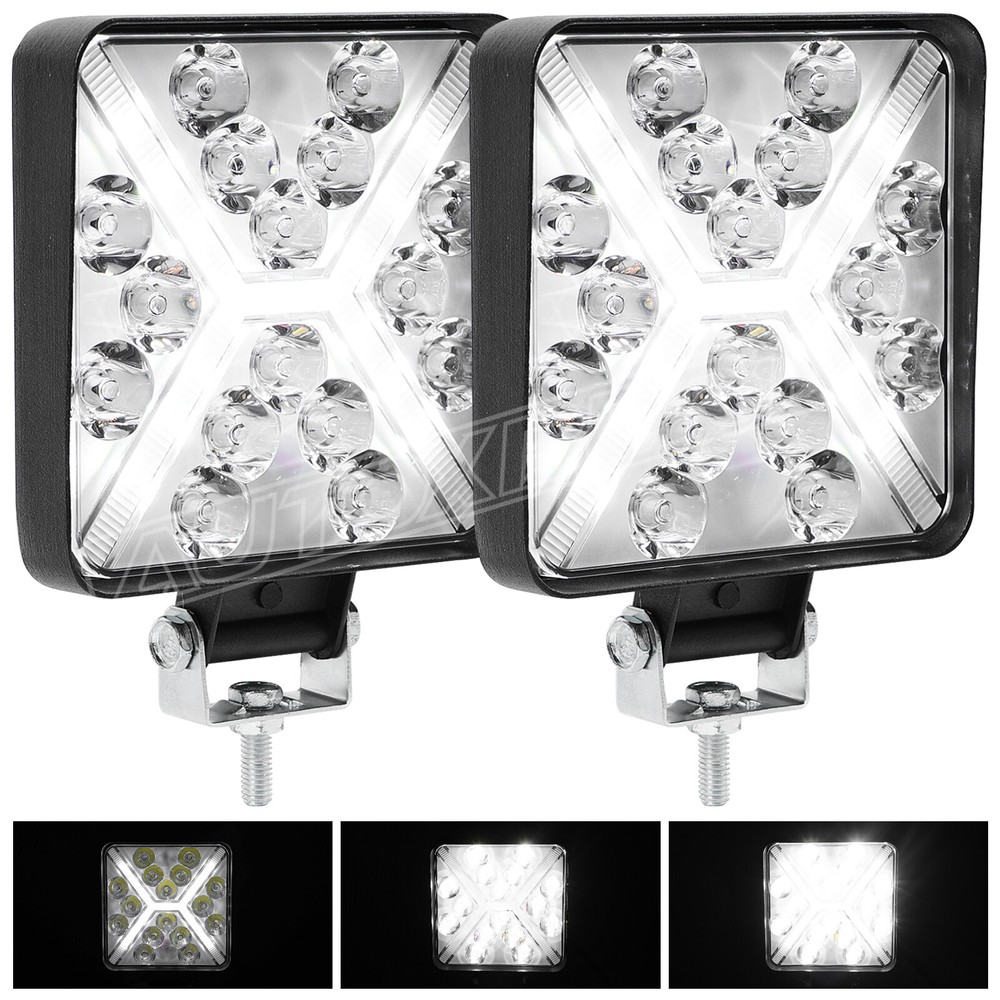 4 inch 120W LED Work Light Bar Flood Fog Lamp Offroad Driving Truck SUV ATV 4WD