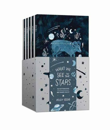 Celestial 12-Note Diary Set Inspired by the Stars