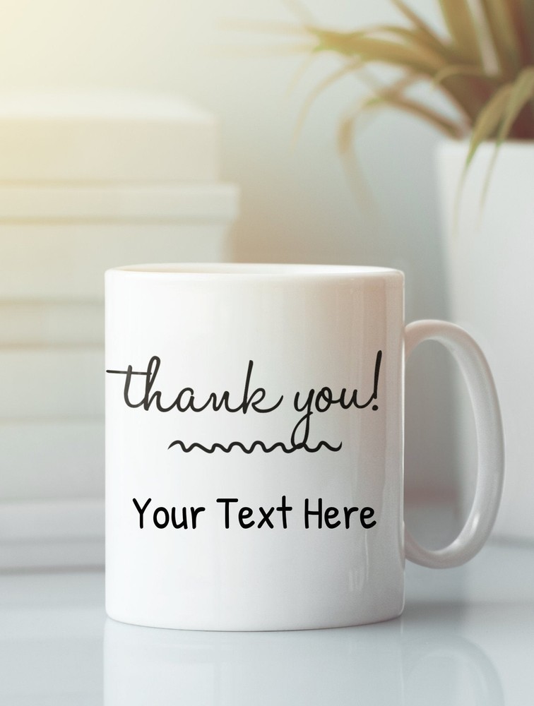 Personalized Thank You Coffee Mug Custom Mug Custom Coffee Mug Personalized