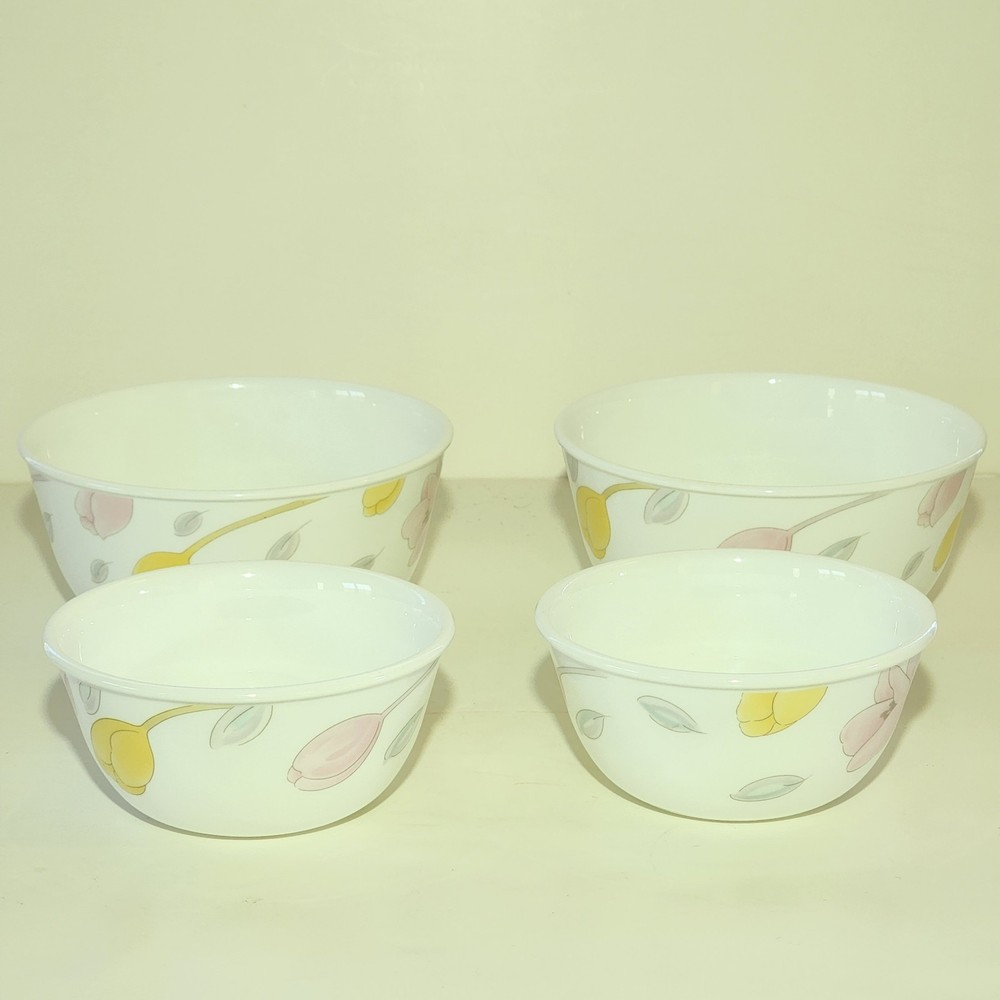 4pc Corelle Elegant City Round Bowl Set - 2 Rice & 2 Soup Bowls