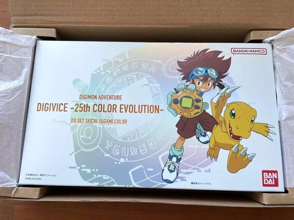 Digimon Adventure Digivice -25th COLOR EVOLUTION- DX Set Taichi Yagami Japan New
