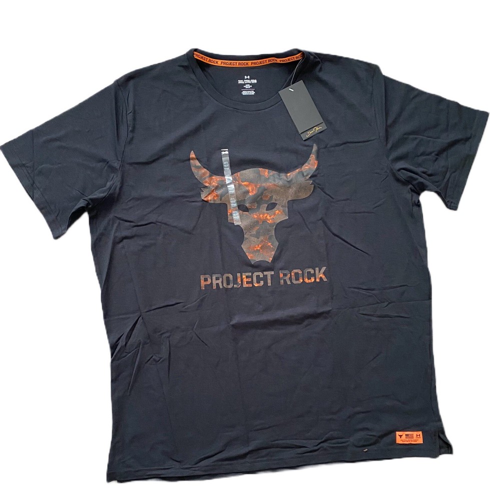 Under Armour Project Rock Brahma Bull Black XXL T-Shirt