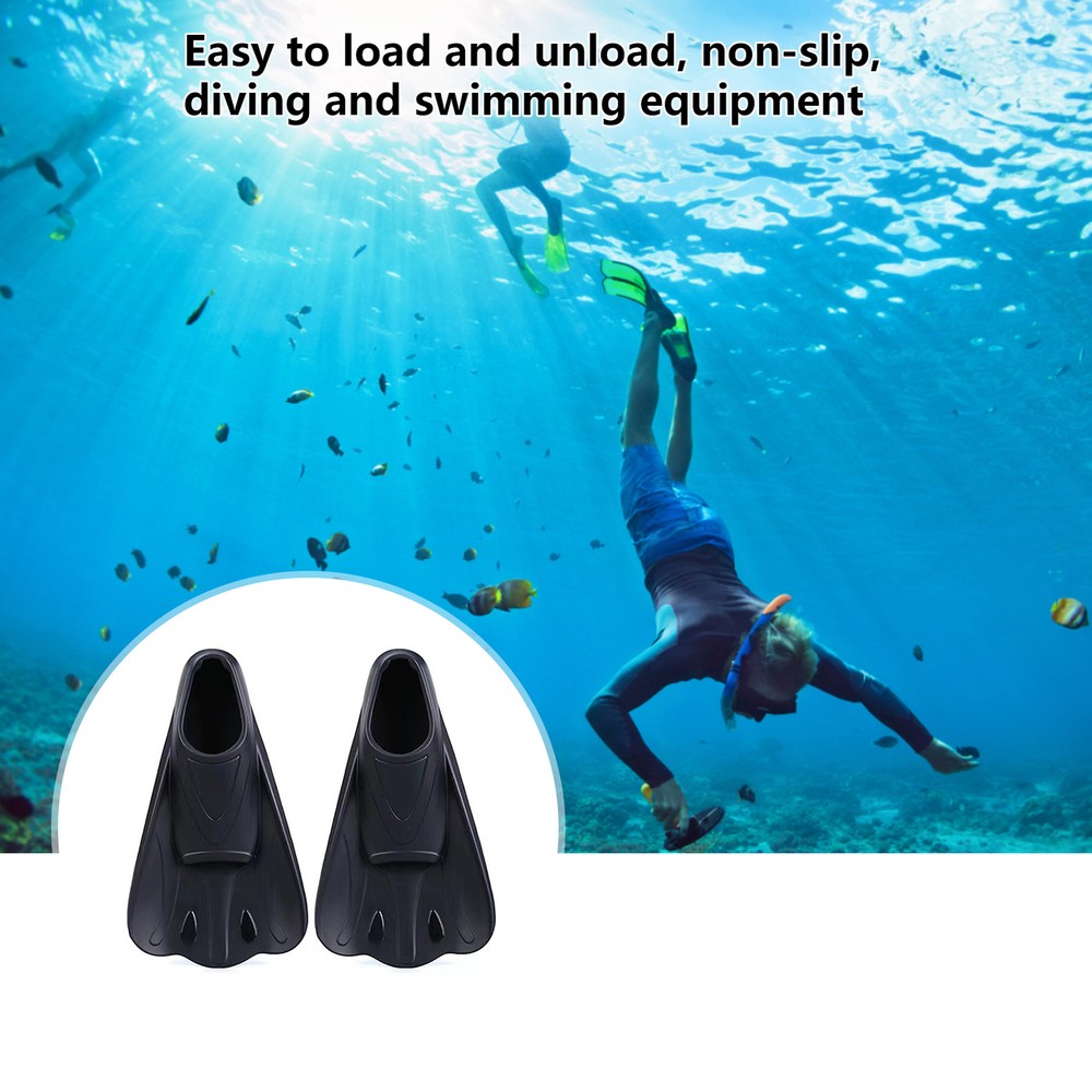 1 Pair Diving Footboard Comfortable Auxiliary Training Lap Swimming Snorkeling