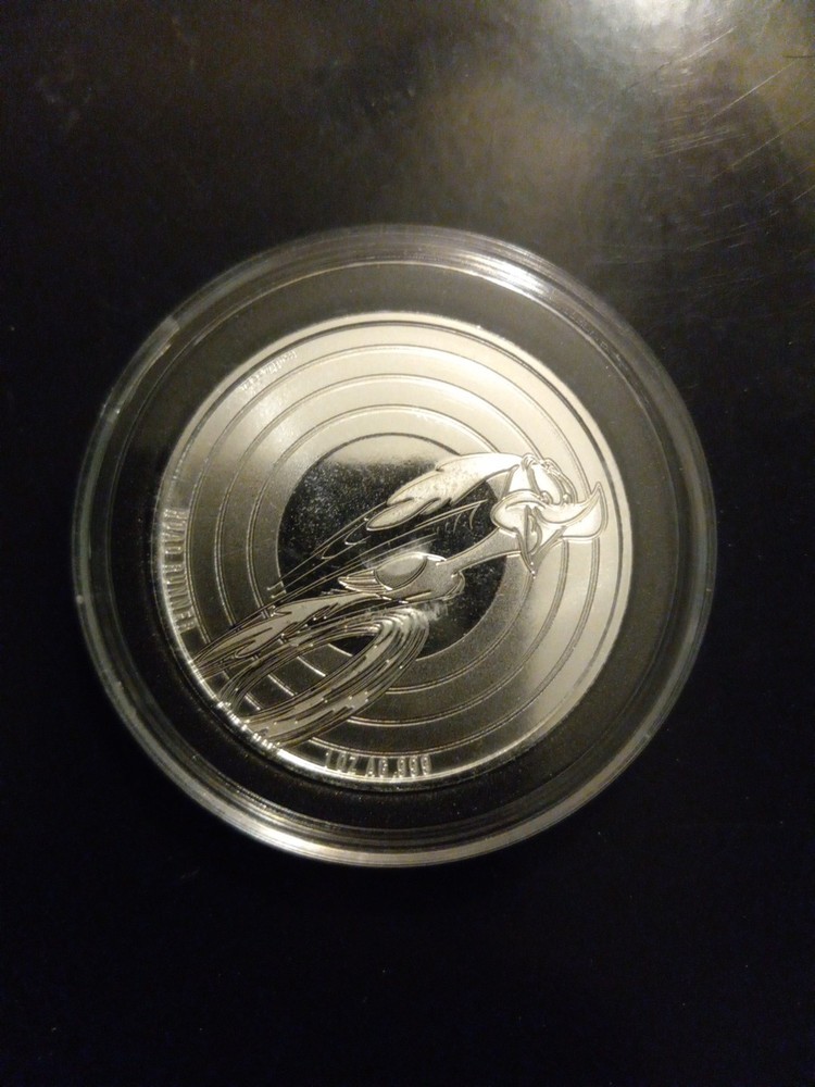 2023 Samoa, Looney Tunes, Road Runner, 1 oz .999 Fine Silver Coin