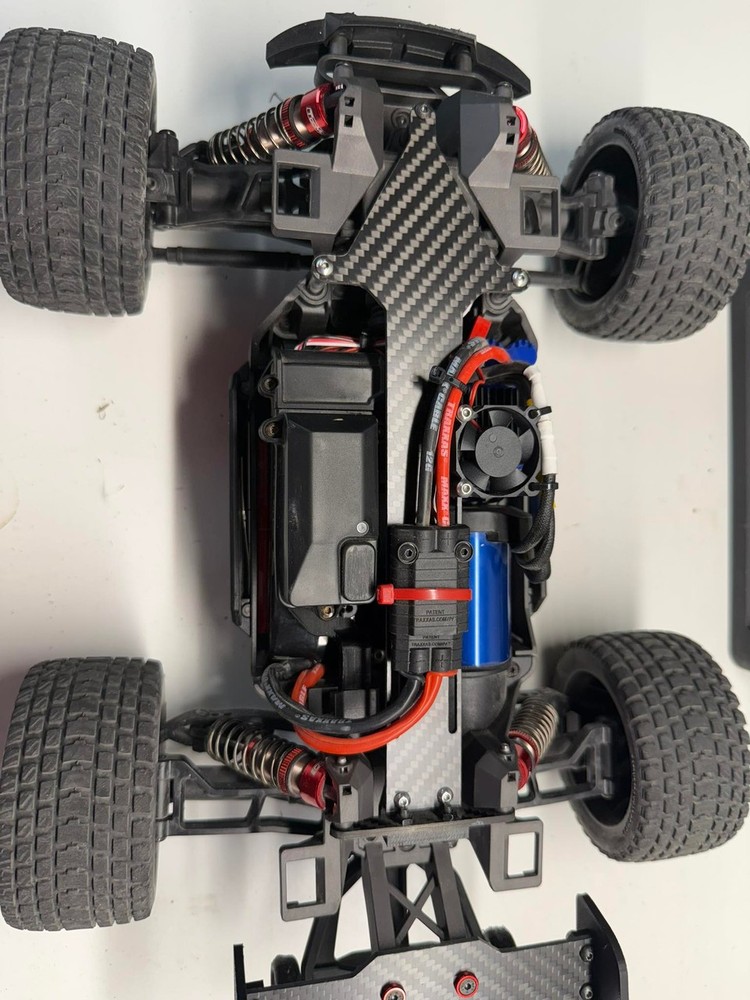 Upper Chassis Brace (Carbon Fiber) - Compatible w/ Traxxas Mini XRT