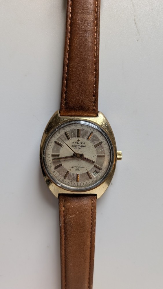 Zenith Gold Men's Watch AutoSport Luxe Vintage Automatic Watch