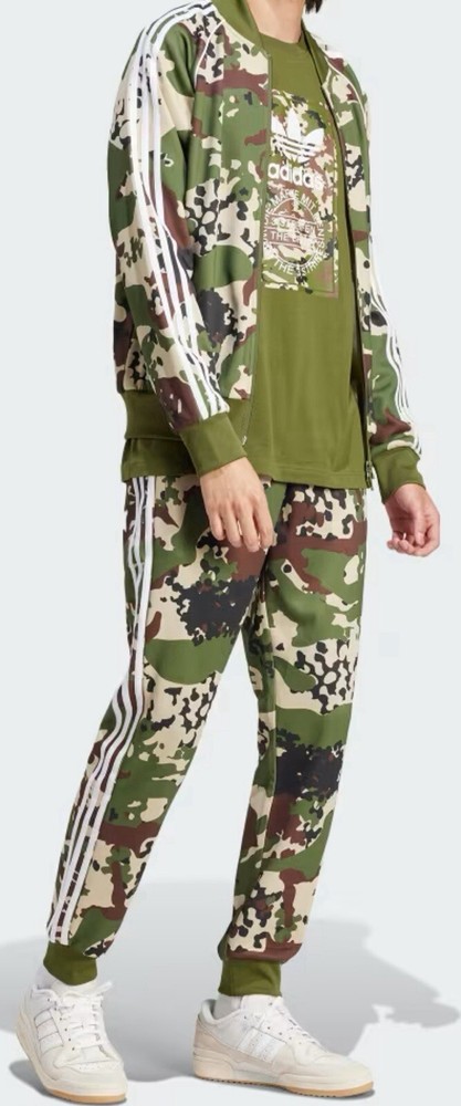 Adidas Originals Camouflage Track PANTS and JACKET Suit Medium Camo Military