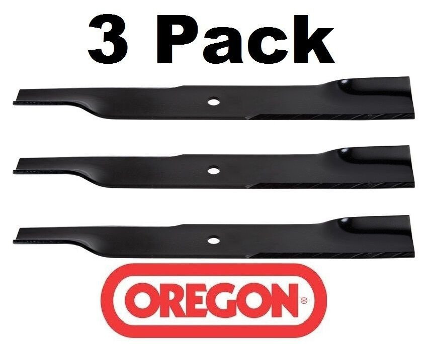 3 Pack Oregon 92-037 Mower Blades for Hustler 794685 60-Inch Side Discharge Decks