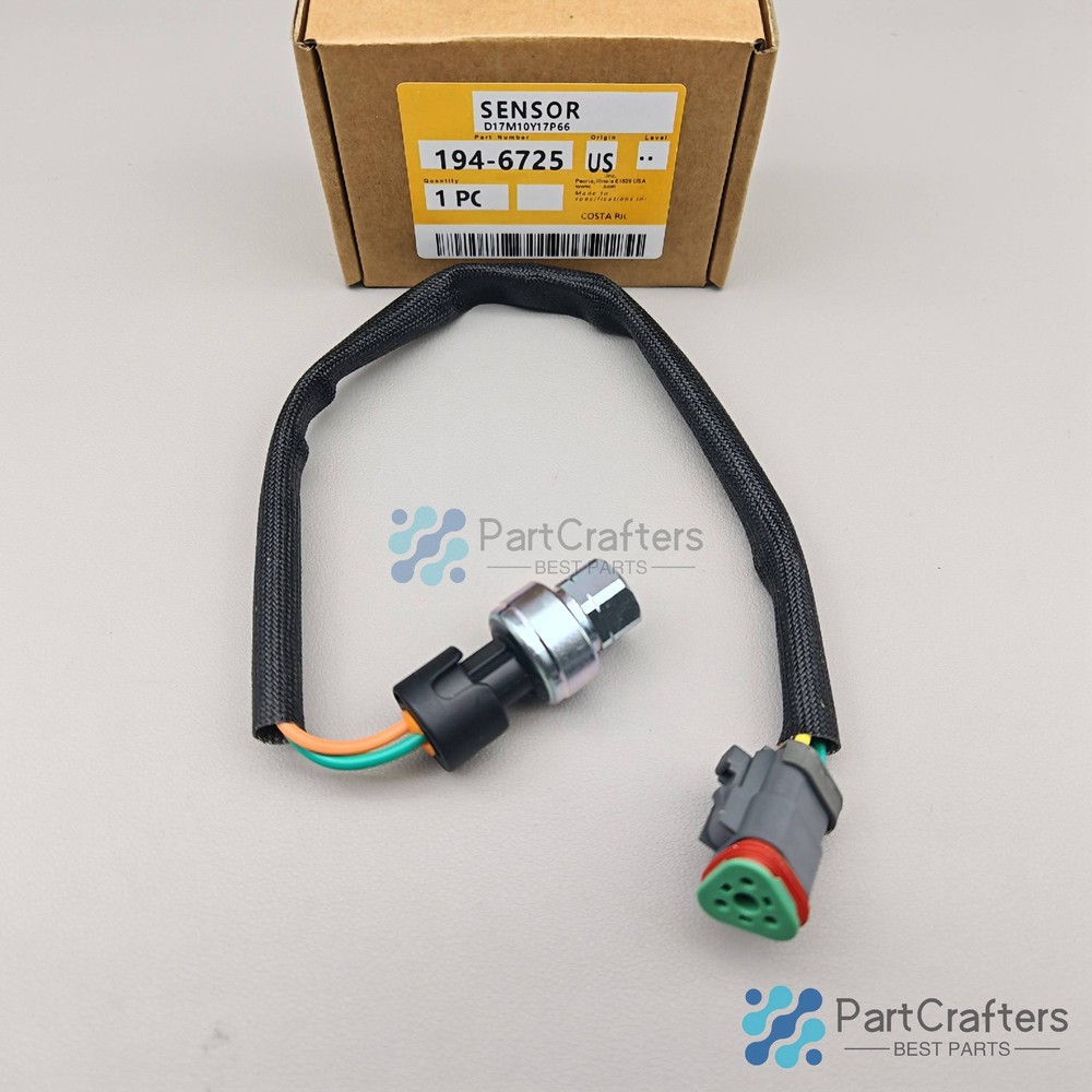 Pressure Sensor For Caterpillar 194-6725 1946725