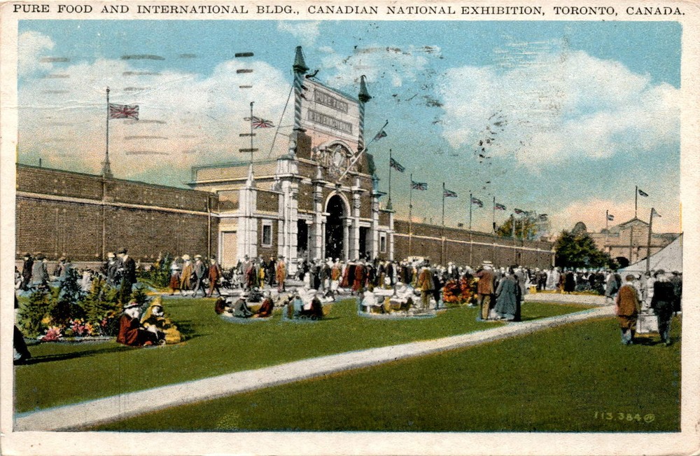 PURE FOOD AND INTERNATIONAL BLDG., CANADIAN NATIONAL EXHIBITION, Postcard