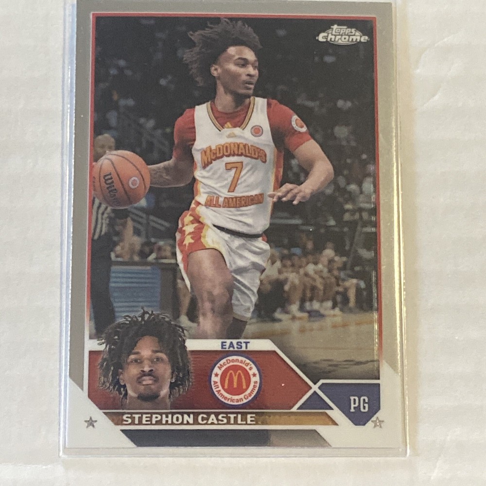 2023 Topps Chrome McDonald's All American - Refractor #4 Stephon Castle (RC)
