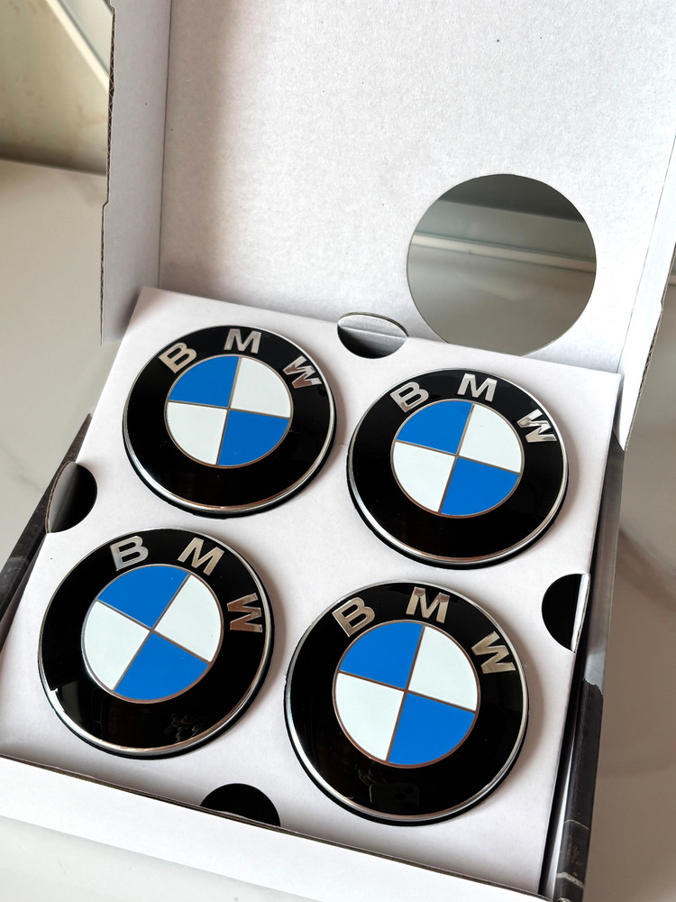 Brand New B-M-W Floating Alloy Wheel Rim Cover Hub Cap SET OF 4 68mm 36122455269