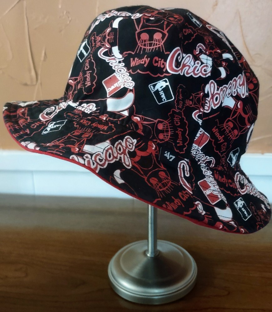 Chicago Bulls 47 Hardwood Classics L/XL Windy City Bucket Hat