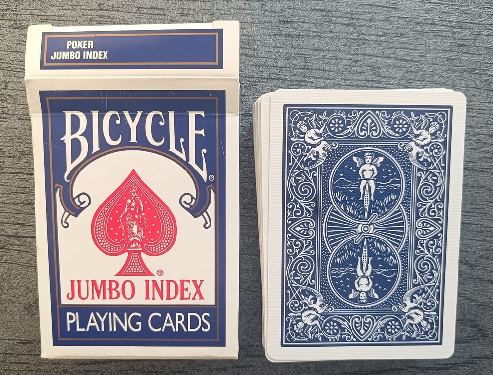 Playing Cards. Bicycle JUMBO INDEX  ( №213 )