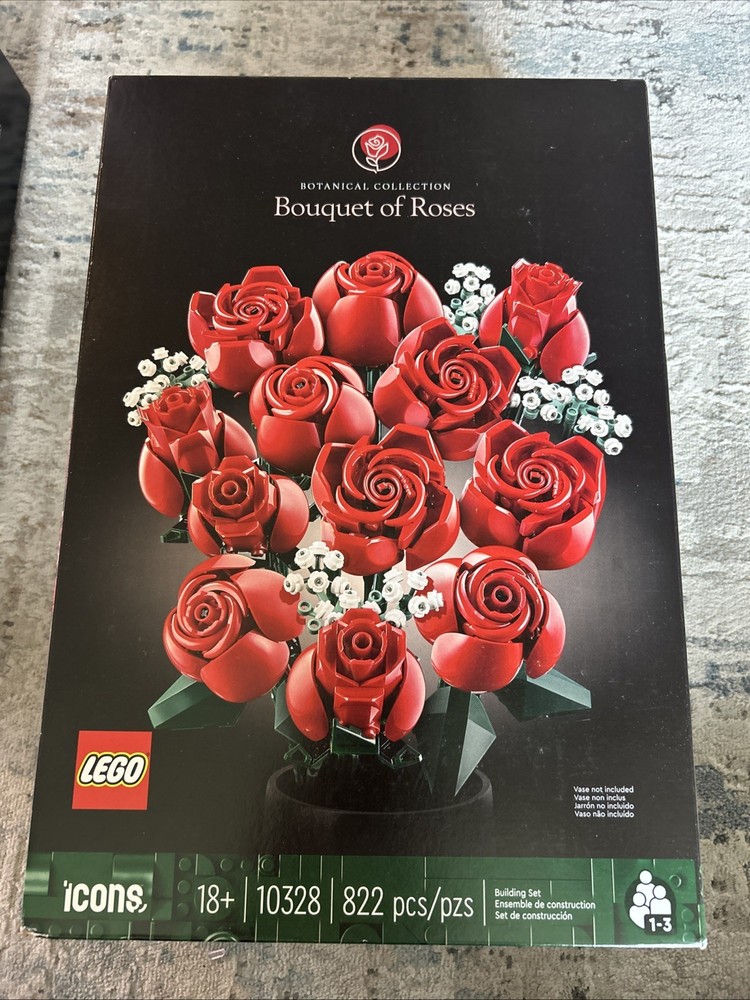 LEGO Botanicals Bouquet of Roses Building Kit 10328