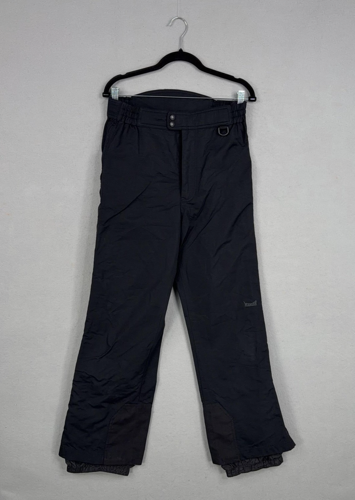 Marker Snow Pants Mens Small Black Insulated Nylon Ski Snowboard Winter Sports