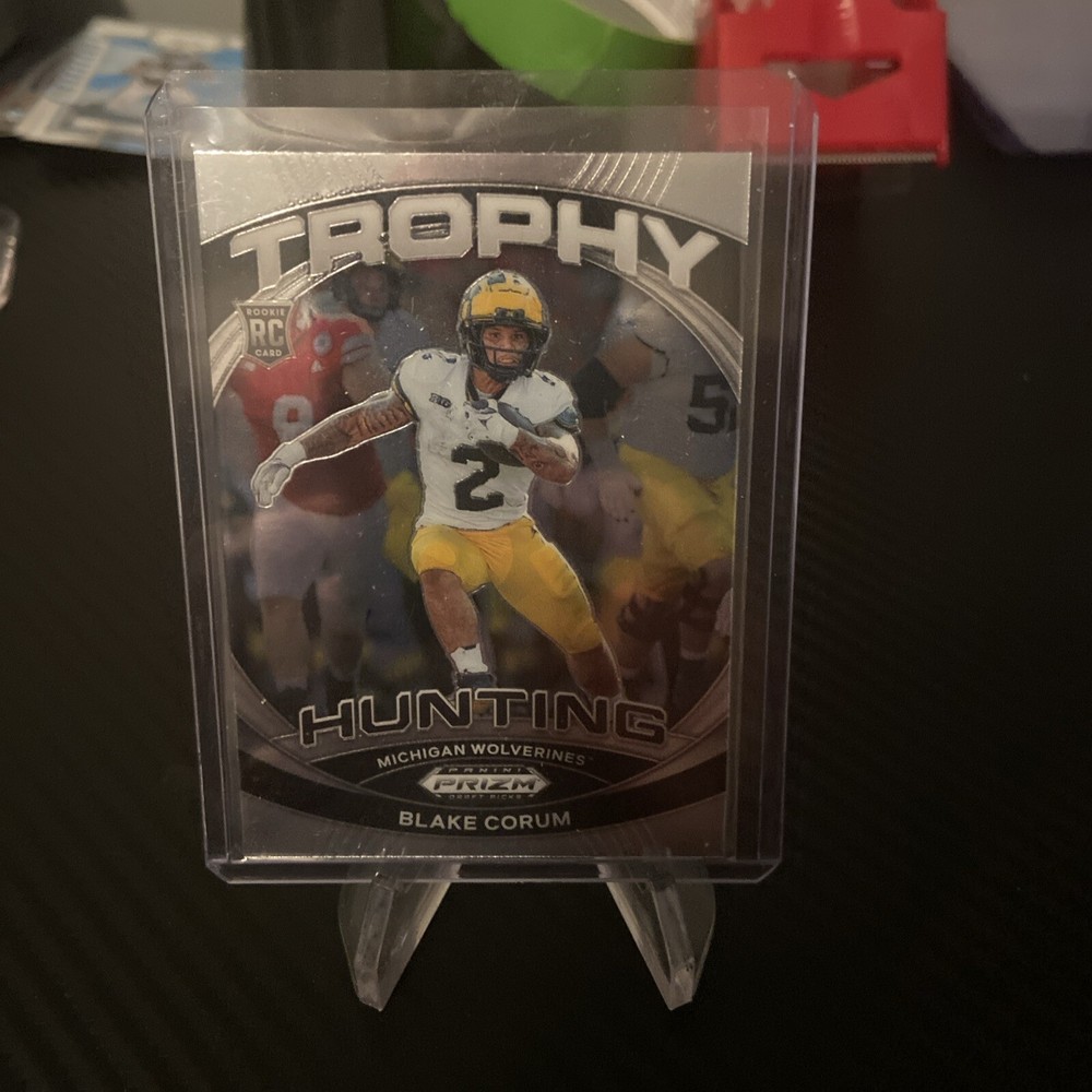 2024 Panini Prizm Draft Picks- Blake Corum/ Trophy Hunting