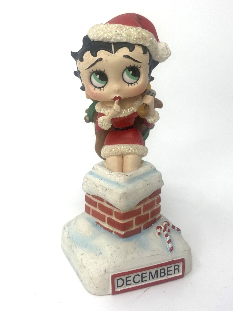 Vintage Betty Boop Danbury Mint December Calendar Christmas Figurine