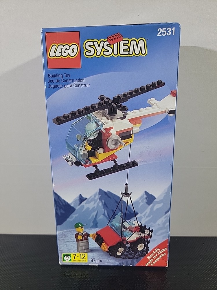 Lego 2531 Rescue Chopper 1998 Specially Made For Airline Companies Rare NIB