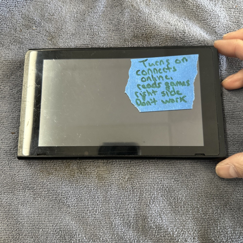 Nintendo Switch V2 Tablet Console Only - Right Side Don’t Work HAC-001(-01)