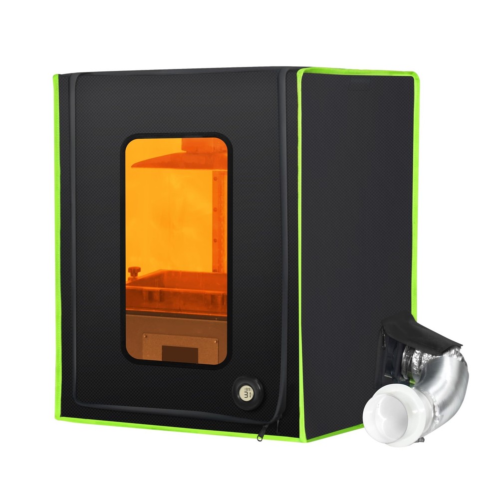 Enclosure for Resin 3D Printer with Ventilation kit and LED Lighting Eliminat...