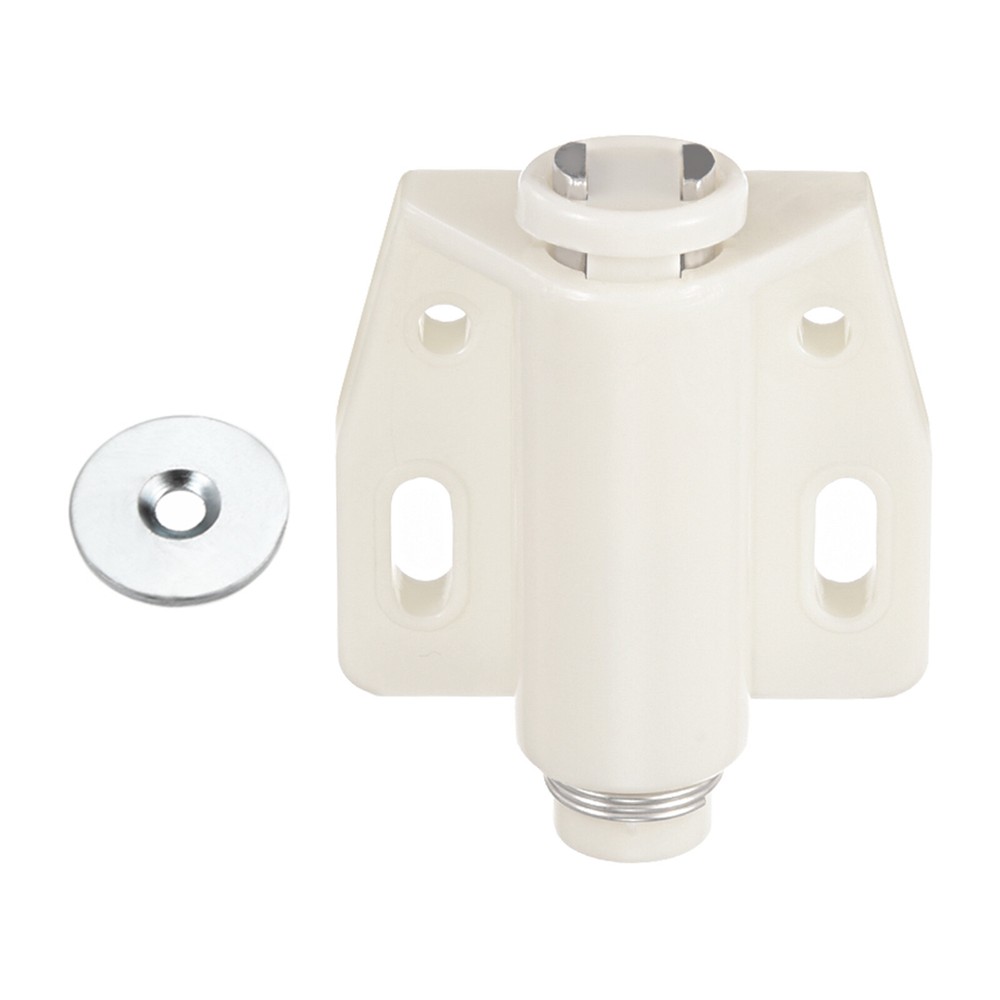 47x38mm Cabinet Magnets Latch - 1 Pack - Nylon Door Catch - White