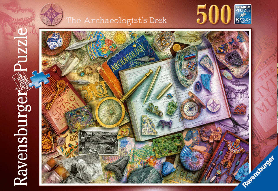 Ravensburger - The Archaeologist’s Desk Puzzle 500pc