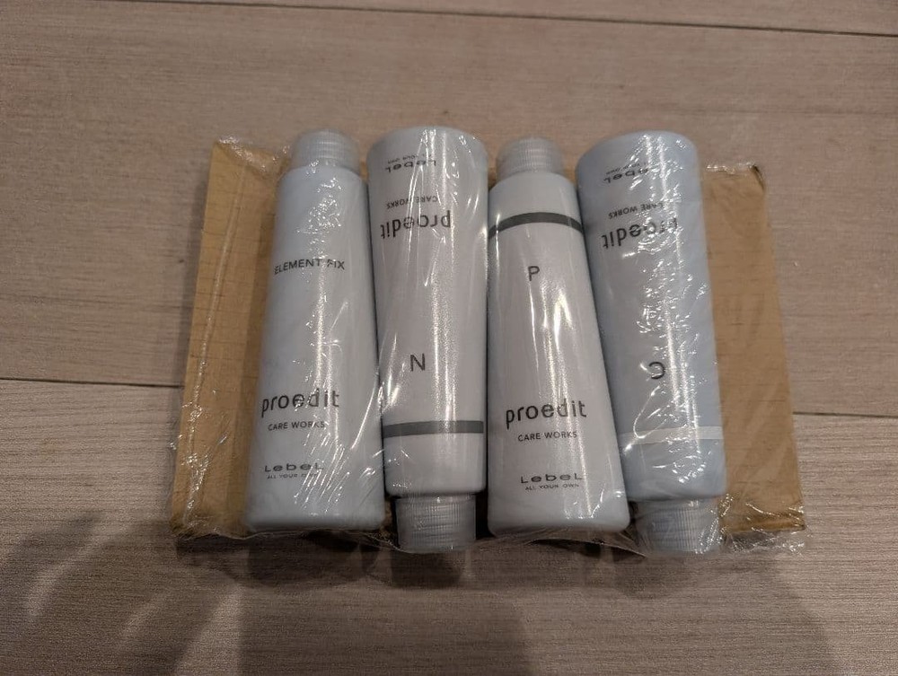 LebeL Professional Edit Care Works C E N P Hair care 4Peaces Set 150ml each