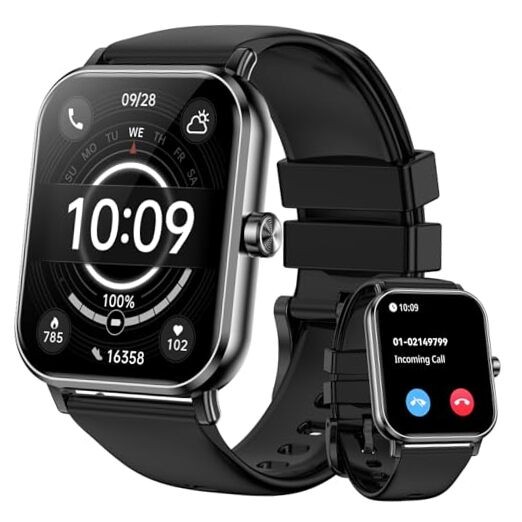 Smart Watch for Men Women (Answer/Make Call) 1.85