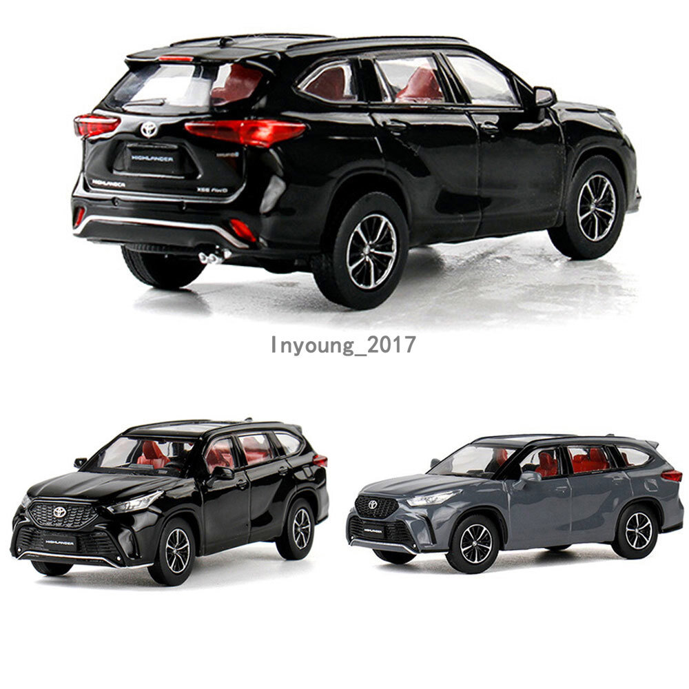 1/64 2023 Toyota Highlander XSE SUV Diecast Model Car Metal Alloy Toy