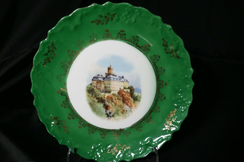 Triple Crown Germany Decorative Plate Castle w Trees