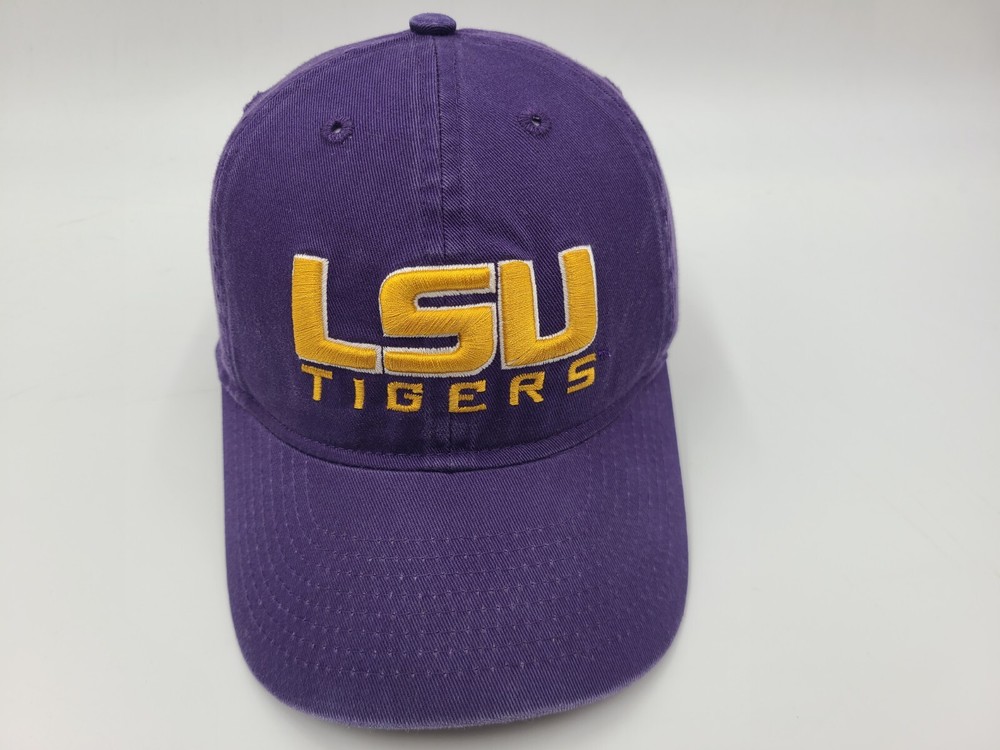 Youth LSU Tigers Legacy Strapback Adjustable Hat Cap Boy Girl NCAA Purple Yellow