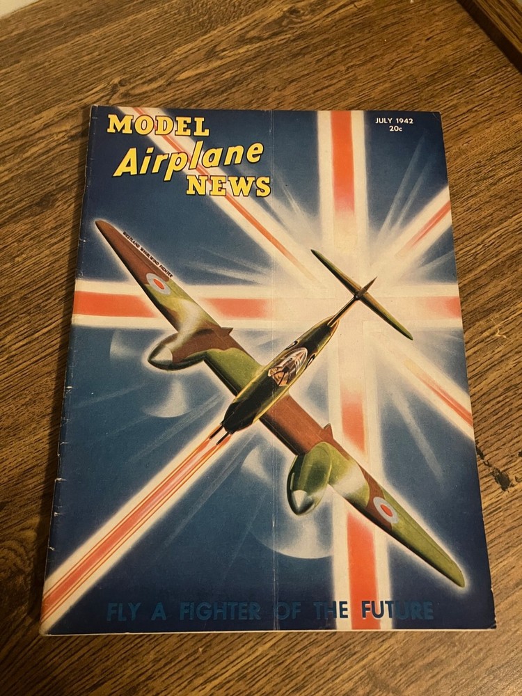 Vintage Back Issue of Model Airplane News Magazine - July 1942