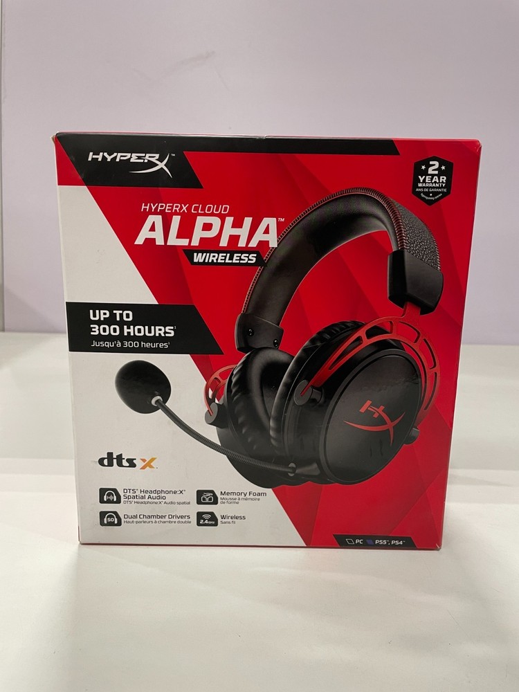 HyperX Alpha Wireless Black/Red Wireless Gaming Headset