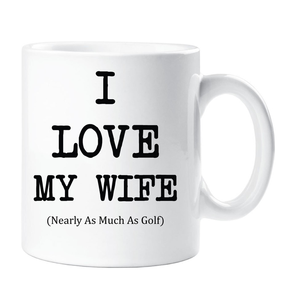 Love My Wife Mug Shooting Target Valentines Birthday Gift  
