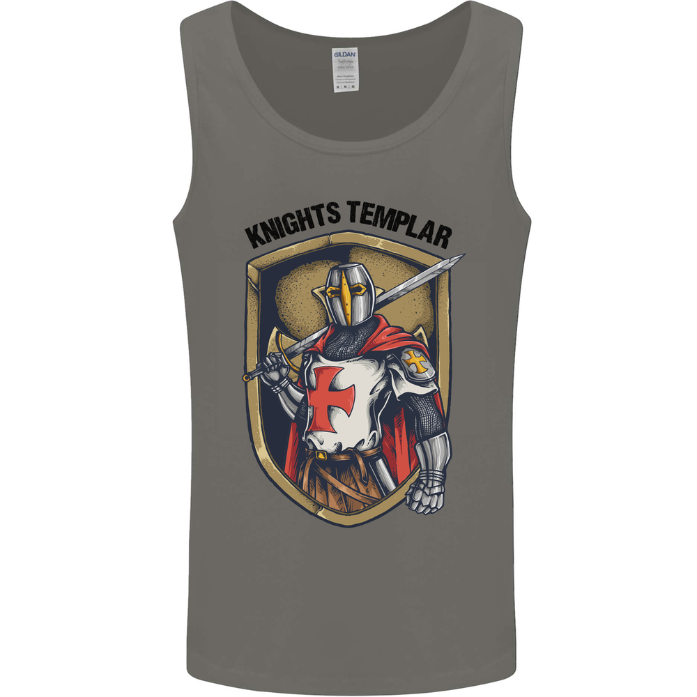 Knights Templar St Georges Day England Mens Vest Tank Top